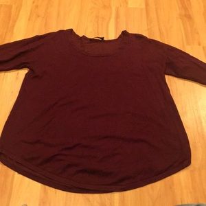 Burgundy sweater